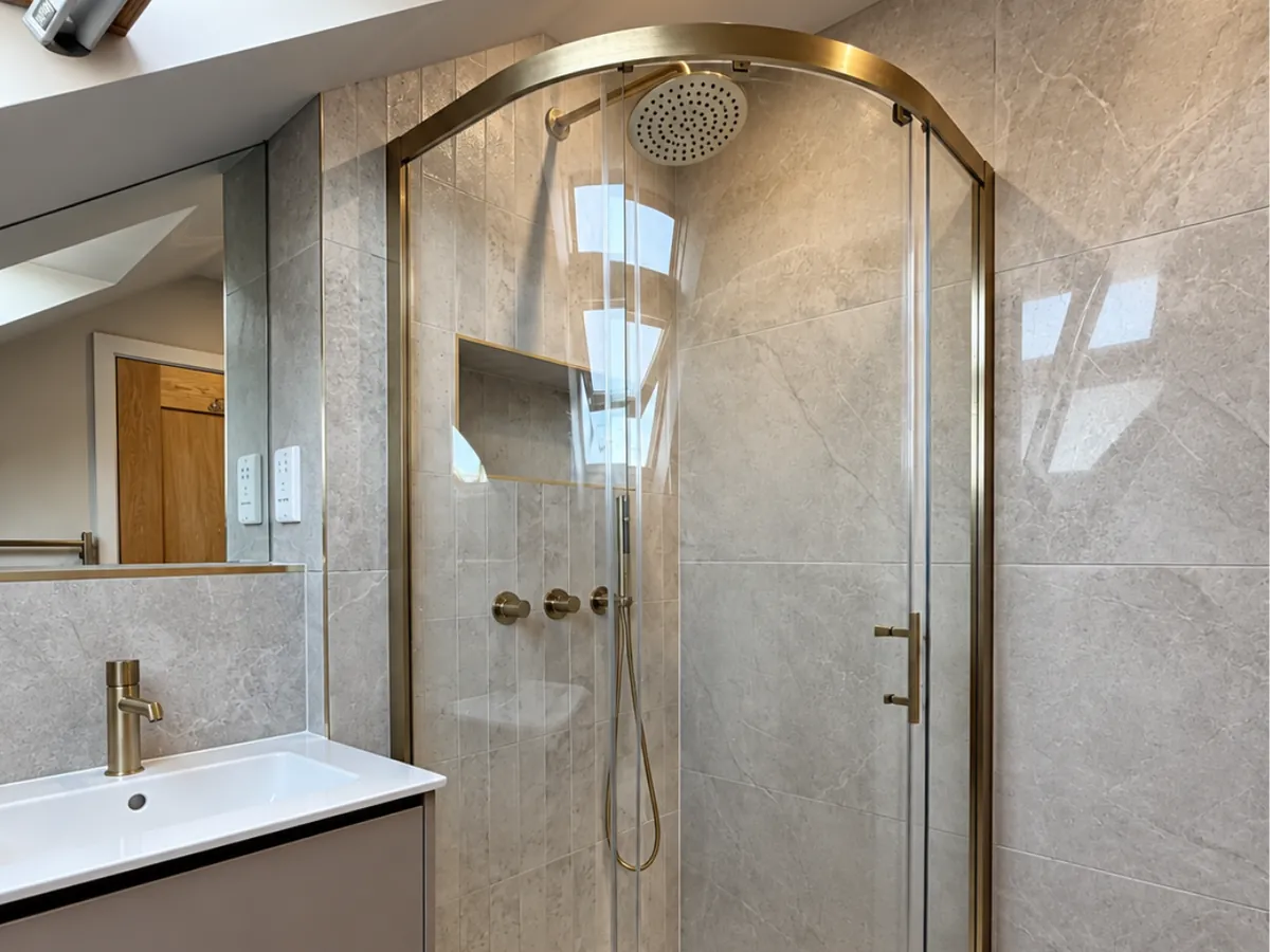 Wet room and walk-in shower tiling by LN Ceramics in Northampton